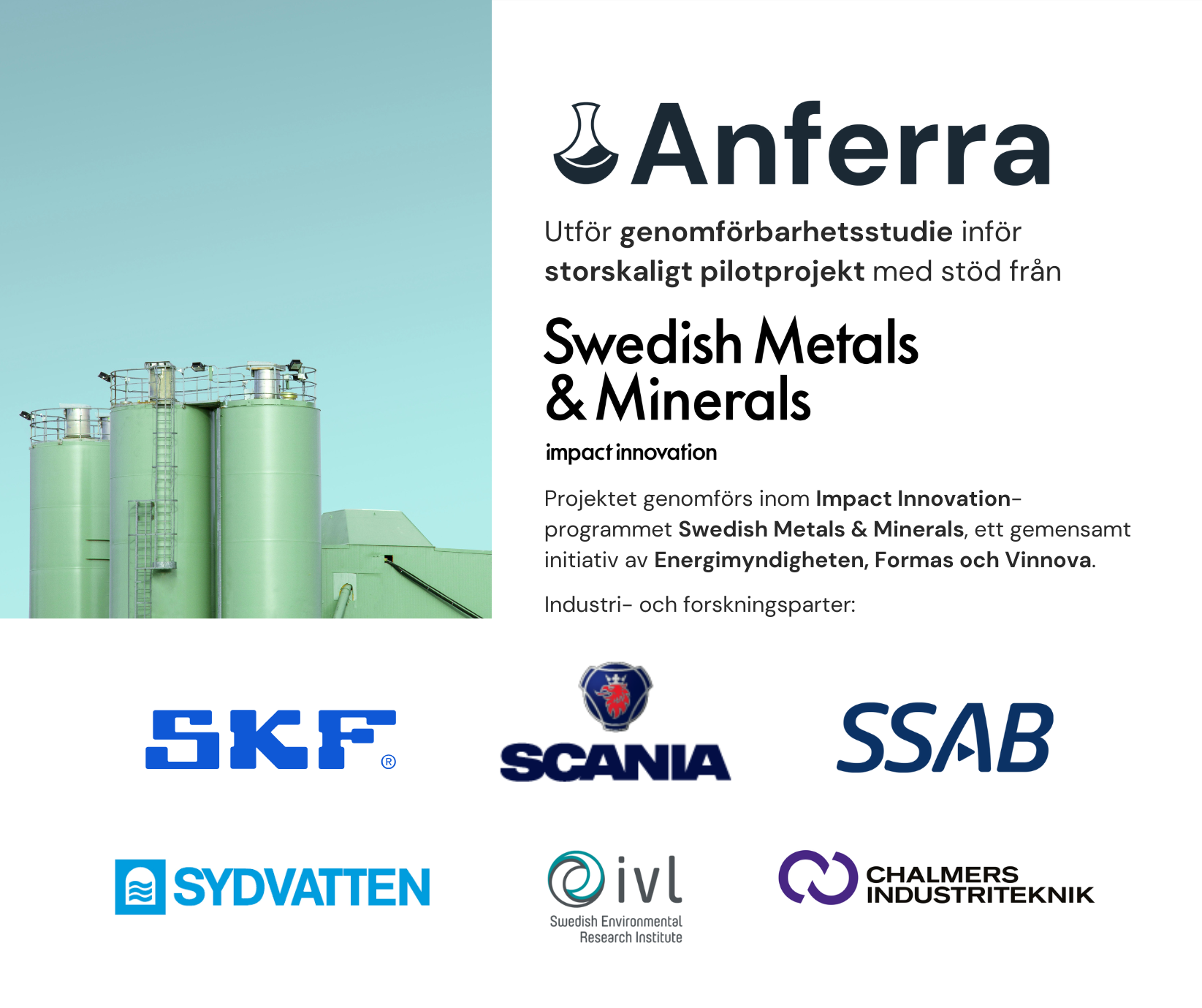 Anferra Secures Funding for Steel Recycling Pilot